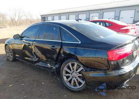 2013 Audi A6 2.0T Premium из США, поврежденный, VIN WAUGFBFC1DN146407